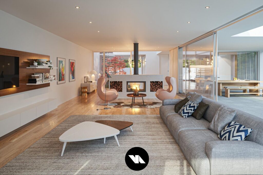 Living room layout for Ameijeira 33